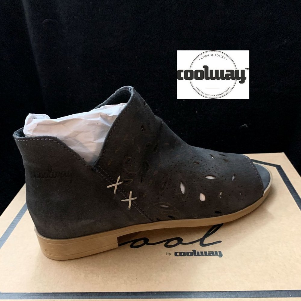 New In Box  --  COOLWAY  "Nelia" Booties  Black  7